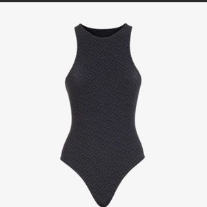 FENDI X SKIMS HIGH NECK BODYSUIT
